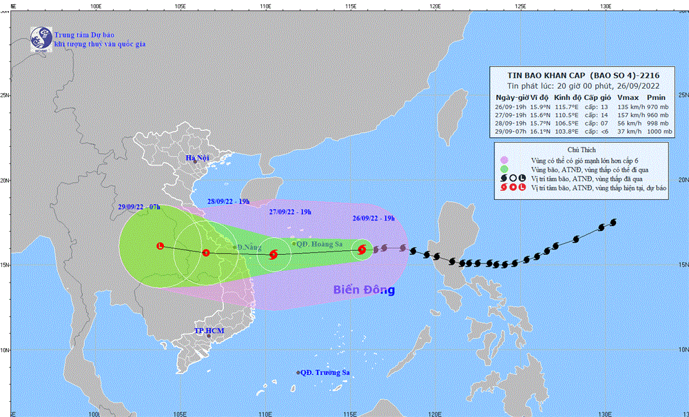 Bão số 4 đổ bộ đất liền, người dân vùng đỏ cần chú ý những gì?-1