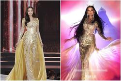 Ngọc Châu gây hãi khi mặc lại đầm bán kết Miss Universe Vietnam