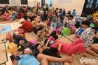 500 người dân Tam Kỳ mệt lả ở điểm tránh bão Noru