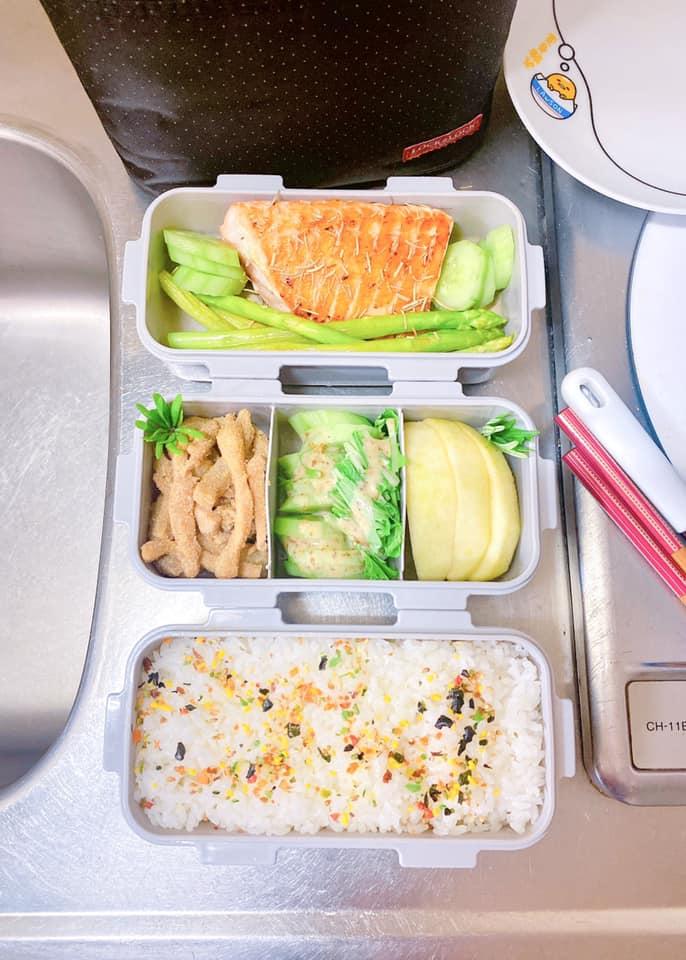 Những hộp cơm trưa đẹp mắt, ngon miệng nấu cho anh xã đi cày-7