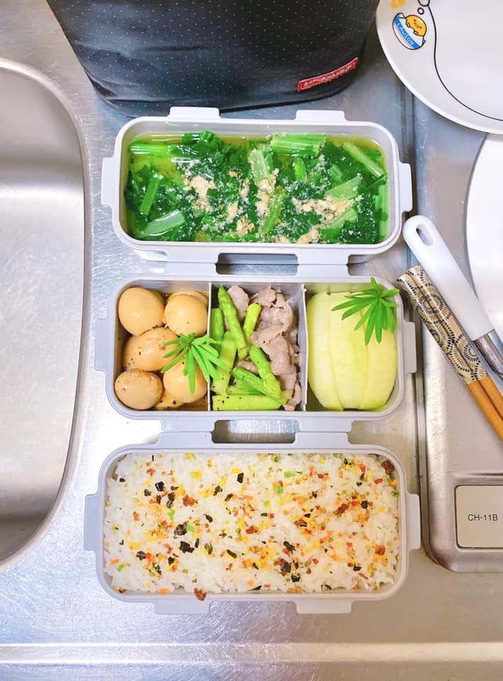 Những hộp cơm trưa đẹp mắt, ngon miệng nấu cho anh xã đi cày-9