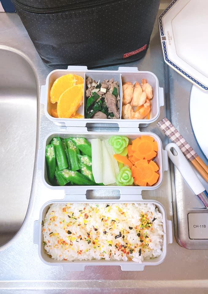 Những hộp cơm trưa đẹp mắt, ngon miệng nấu cho anh xã đi cày-10