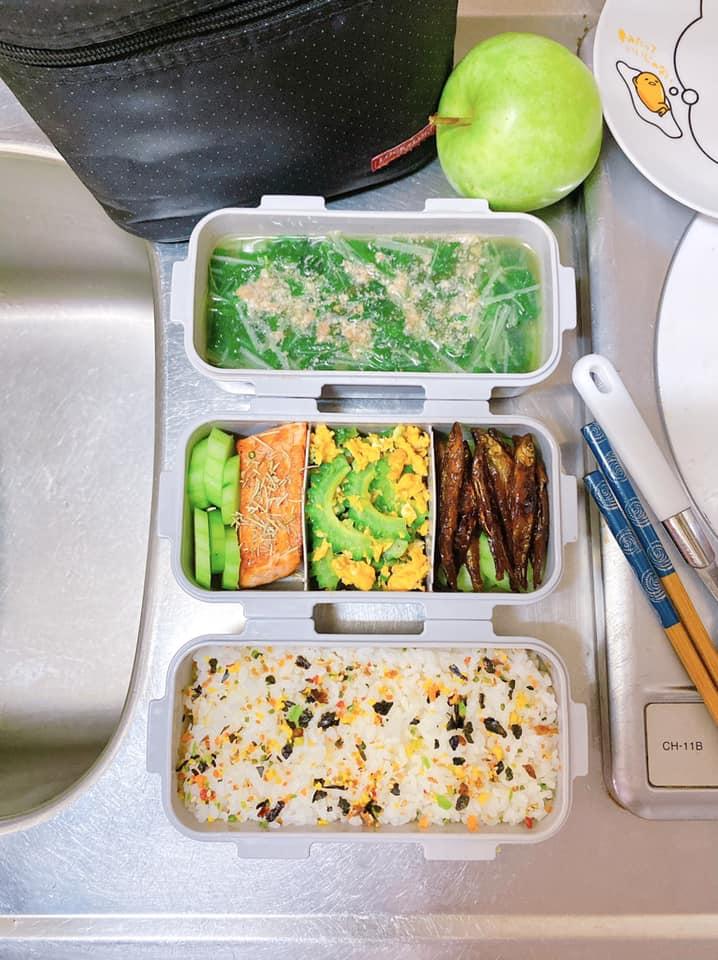 Những hộp cơm trưa đẹp mắt, ngon miệng nấu cho anh xã đi cày-12