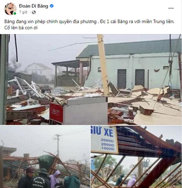 Miền Trung gồng mình chống bão, Đoàn Di Băng nói 1 câu ấm lòng-3