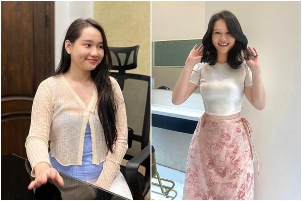 Trúc Anh Mắt Biếc bị soi photoshop độ dáng sau khi tăng 8kg-9