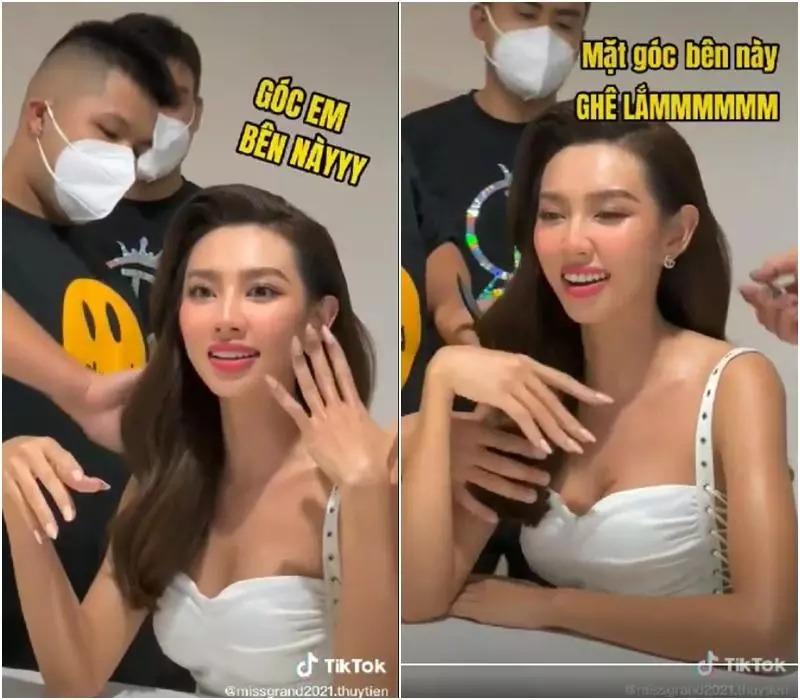 Thùy Tiên phản ứng khó đỡ khi để lộ bụng mỡ qua cam thường-6