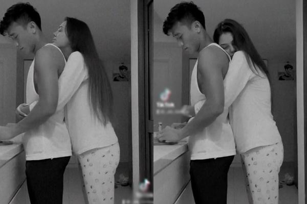 Phát sốt loạt ảnh Bùi Tiến Dũng chụp hình bên vợ bầu-13