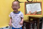 Xót xa bé trai 2 tuổi bị bỏ rơi lúc rạng sáng ở Hà Nội