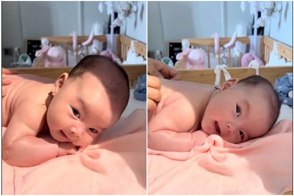 Con gái út của Phạm Quỳnh Anh giống mẹ như lột-10