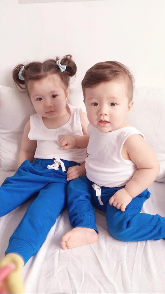 Ngỡ ngàng diện mạo trổ mã xuất sắc của 2 nhóc tỳ nhà Elly Trần-2