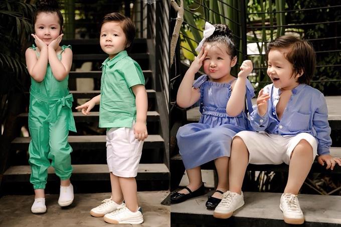 Ngỡ ngàng diện mạo trổ mã xuất sắc của 2 nhóc tỳ nhà Elly Trần-5