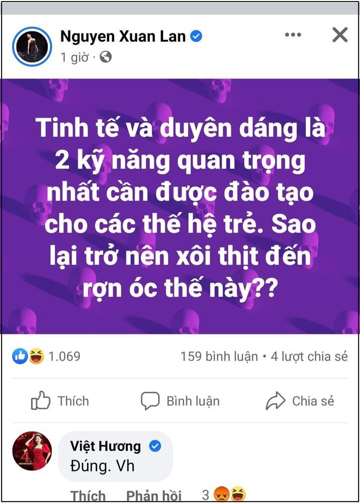 Bị công kích vì chê hoa hậu hô tên, Việt Hương đáp trả gắt-2