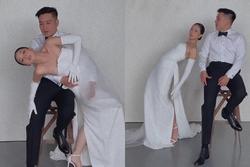Liêu Hà Trinh chụp ảnh cưới: Dâu thoăn thoắt, rể ngồi im