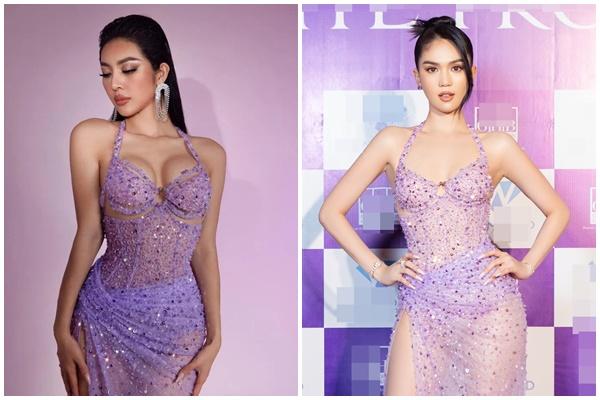 Diện áo trong suốt kết từ đá: Tiểu Vy tinh tế - Ngọc Trinh mất điểm-10