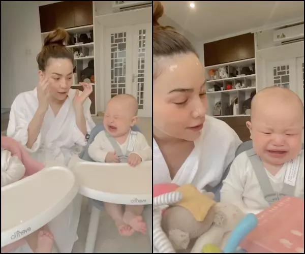 Hà Hồ suýt gặp nạn vì con trai Leon quấy phá buổi chụp hình-10