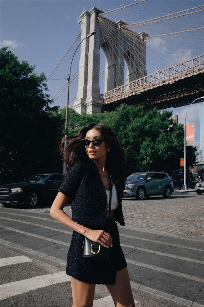 Thảo Nhi Lê diện đồ Charles & Keith, đọ sắc Linh Ka tại New York-1