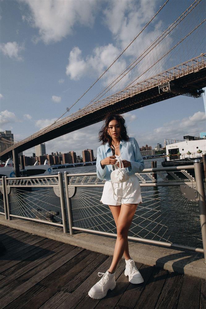 Thảo Nhi Lê diện đồ Charles & Keith, đọ sắc Linh Ka tại New York-3