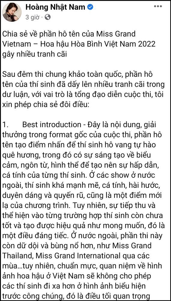Đạo diễn Miss Grand Vietnam lên tiếng trước tranh cãi hô tên-4