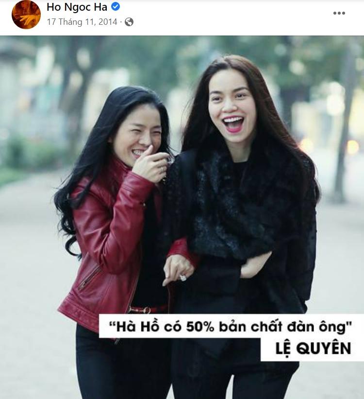 Hot lại lời Lệ Quyên: Hồ Ngọc Hà có 50% bản chất đàn ông-2