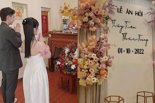 Hot girl đình đám xả ảnh trong lễ ăn hỏi với bạn trai ca sĩ-14