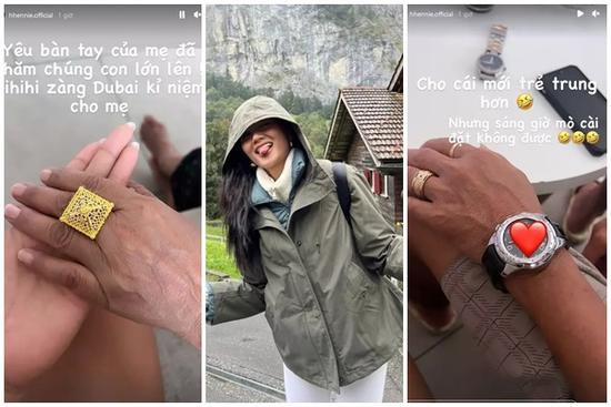 H'Hen Niê khoe quà 'khủng' tặng bố mẹ sau chuyến châu Âu