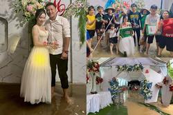 Đám cưới ngày lụt: 'Trăm mâm mà 20 người đến, khóc như mưa vẫn vui'