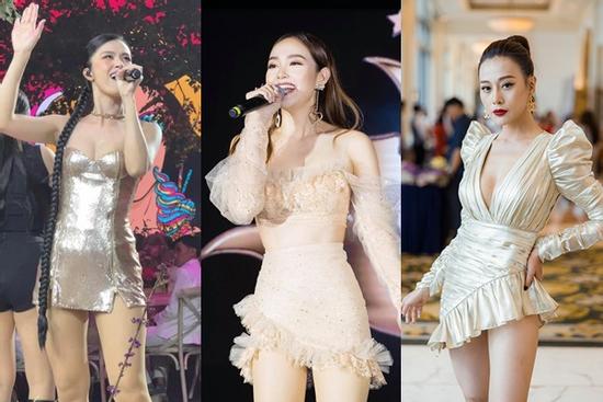 Minh Hằng, Đông Nhi... diện đồ không thể ngắn hơn nơi đông người