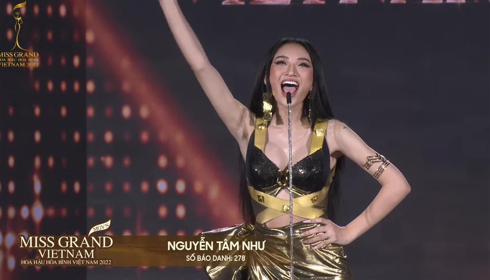 Dàn thí sinh hô tên hiền lạ chung kết Miss Grand Vietnam 2022-1