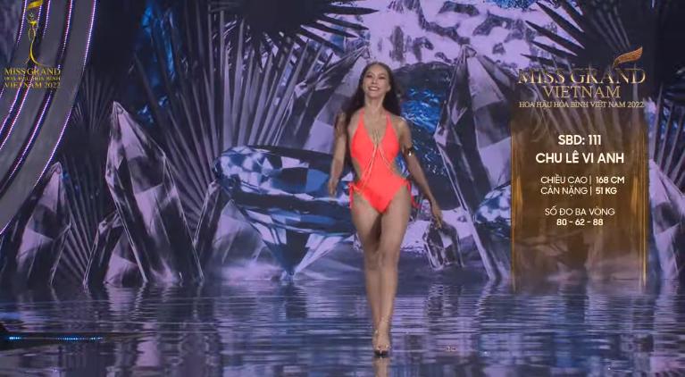 Mai Ngô diện áo tắm lộ body khá thô ở chung kết Miss Grand Vietnam-12