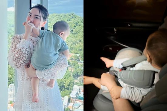 Bảo Thy lo lắng khi quý tử ăn ngủ kém