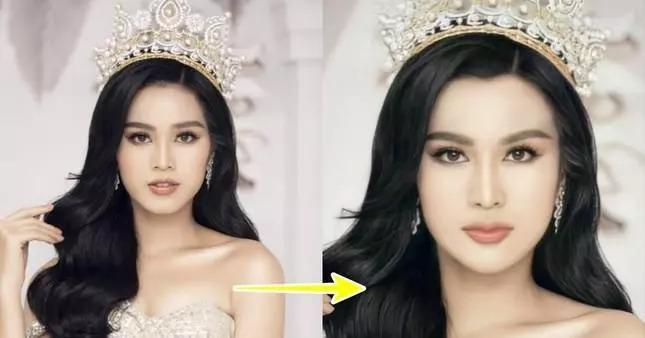 Miss Intercontinental 2022 Bảo Ngọc mặt có chuẩn tỉ lệ vàng?-10