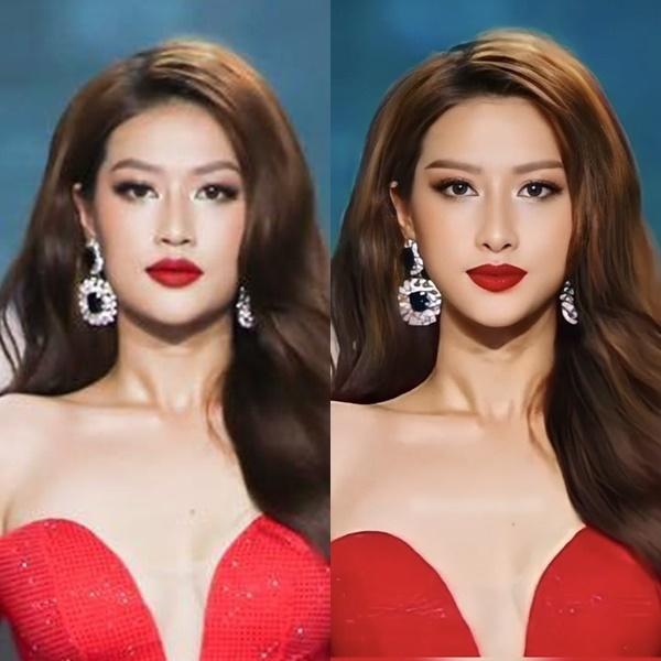 Miss Intercontinental 2022 Bảo Ngọc mặt có chuẩn tỉ lệ vàng?-7
