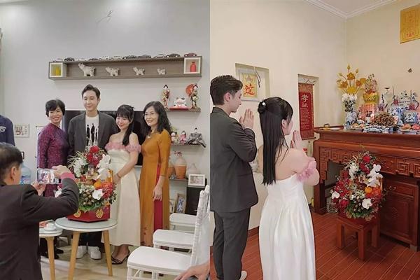 Hot girl đình đám xả ảnh trong lễ ăn hỏi với bạn trai ca sĩ-11