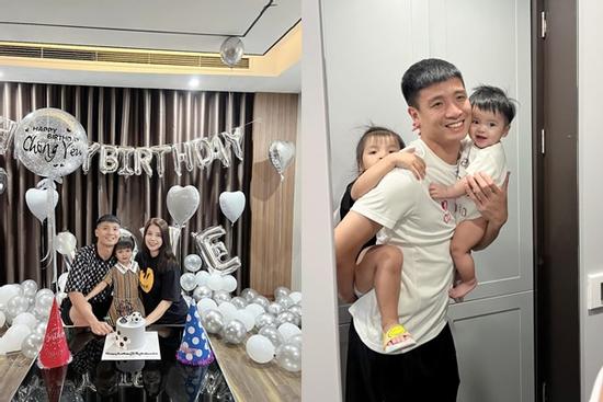 Vợ tiểu thư mở tiệc mừng Bùi Tiến Dũng trong tư gia xịn sò