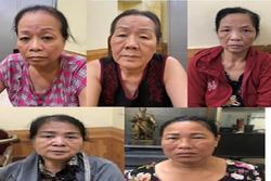 Bắt giữ 5 phụ nữ tuổi U70 ở Hà Nội chơi xóc đĩa online