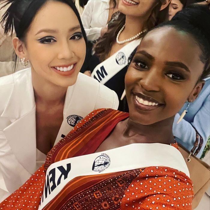 Bảo Ngọc gây tranh cãi vì tự makeup ô dề ở Miss Intercontinental-5
