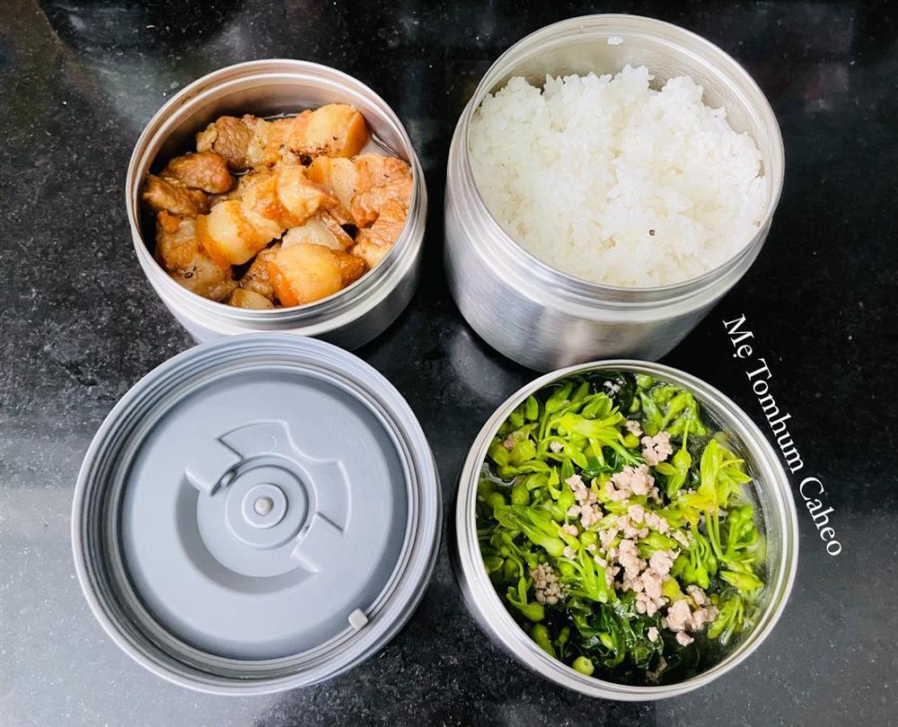 Loạt cơm hộp 60K cực ngon của vợ đảm nấu cho chồng mang đi làm-12