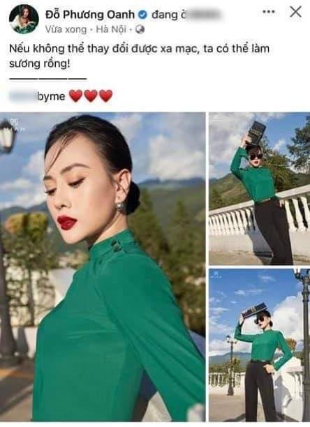 Phương Oanh bị bắt lỗi sai chính tả khi triết lý kèm bộ ảnh thời trang-3