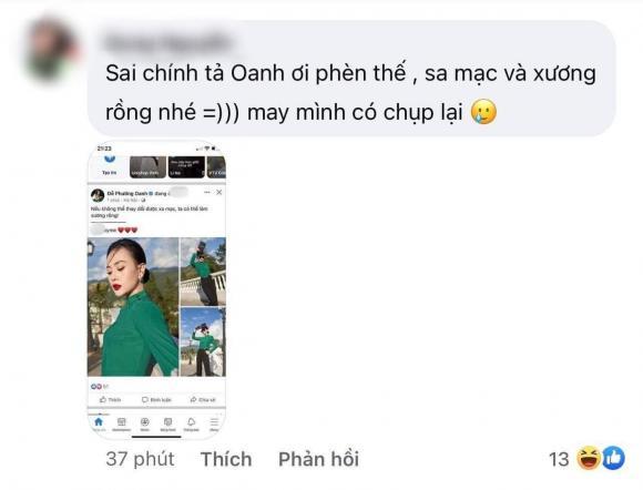 Phương Oanh bị bắt lỗi sai chính tả khi triết lý kèm bộ ảnh thời trang-5