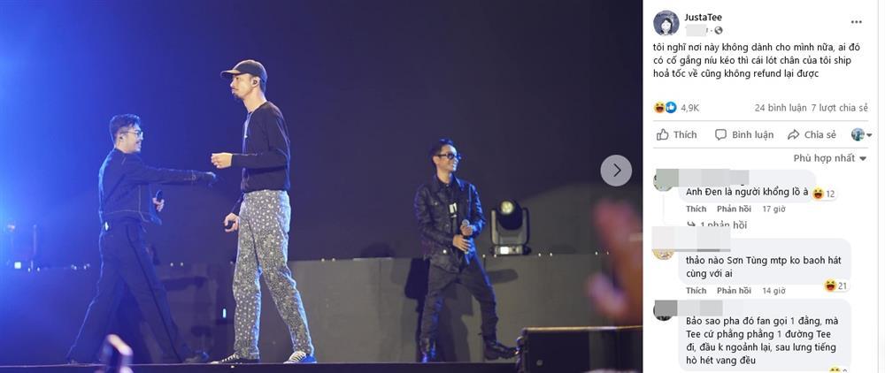 JustaTee đi giày độn vẫn bé tí khi đứng cạnh Tóc Tiên, Đen Vâu-8