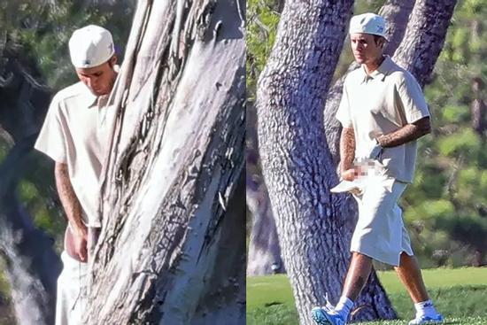 Justin Bieber bị chụp ảnh tiểu bậy trên sân golf