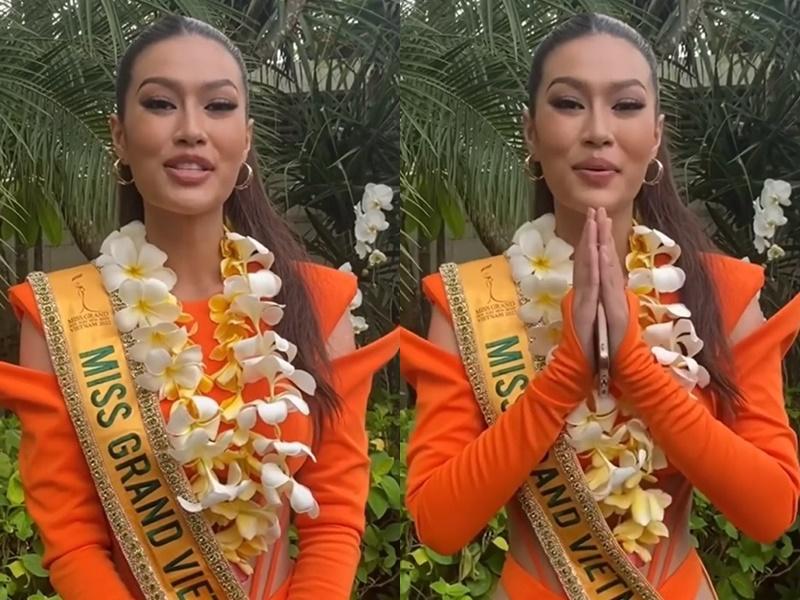 Thiên Ân đẹp đỉnh tại Miss Grand, tiếng Anh nhai mic-6