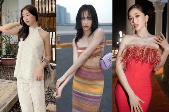 Phong cách thời trang của các cô dâu tháng 10 Vbiz