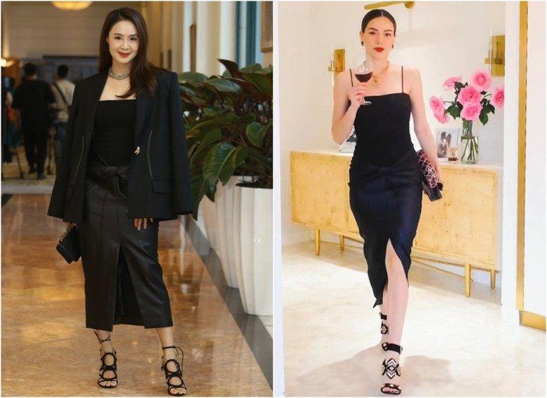 Làm vợ Việt Anh, Hồng Diễm mặc lại váy Hà Hồ nhưng kín bưng-5