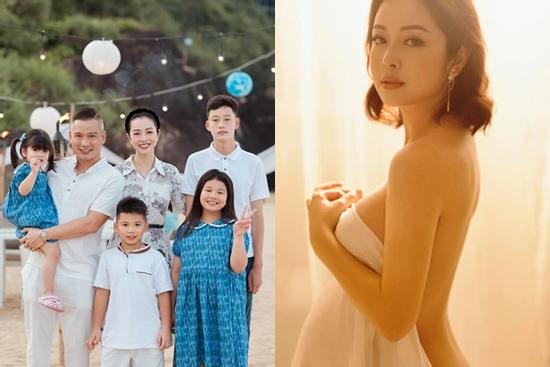Jennifer Phạm khoe ảnh bầu bí, che chắn hững hờ