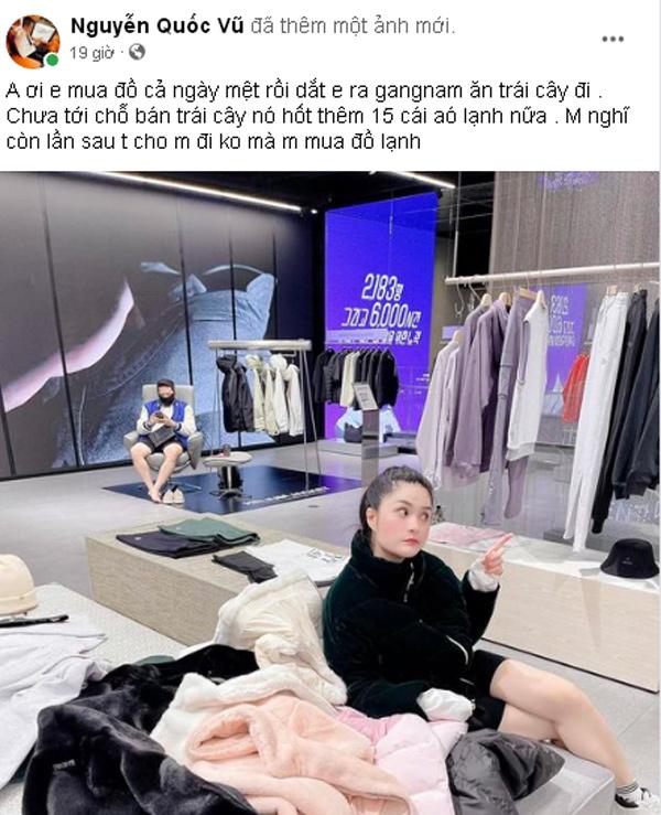 Chồng đại gia hoa mắt trả tiền Đoàn Di Băng mua sắm ở Hàn Quốc-2