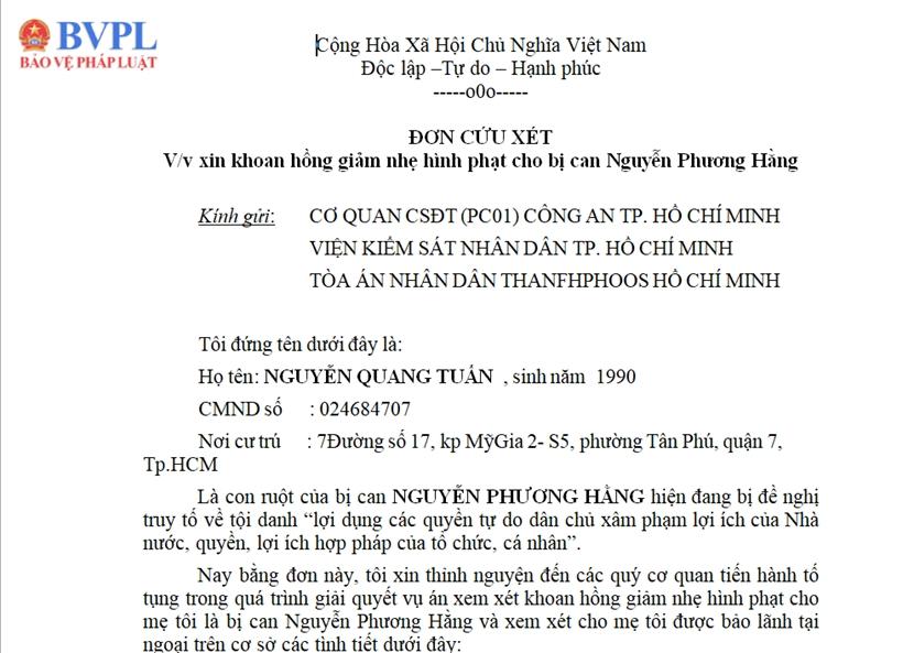 Con trai bà Phương Hằng xin giảm tội: Mẹ tôi đã nhận thức sai phạm-1
