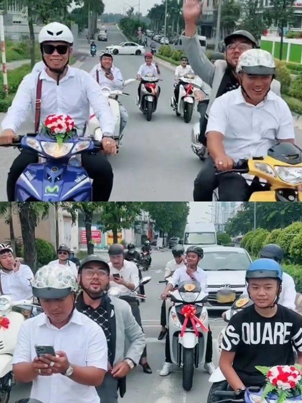 Dàn xe rước dâu toàn biển số đẹp tại TP.HCM-3