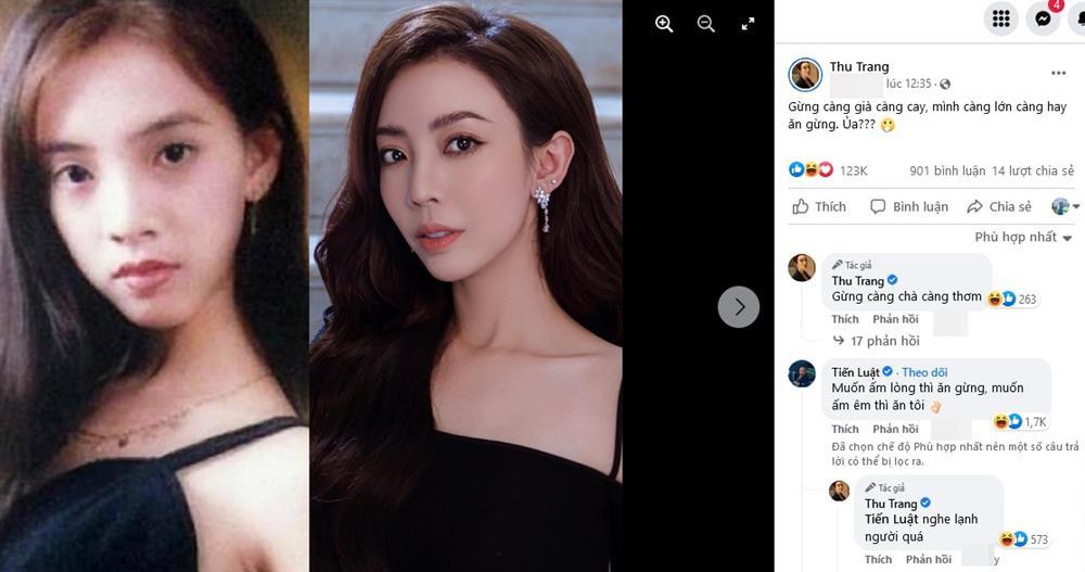 Phản ứng của Tiến Luật khi Thu Trang ăn mày quá khứ-2