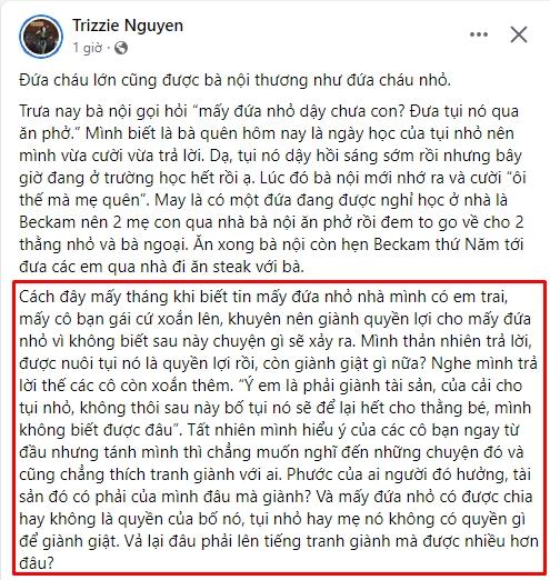 Vợ cũ Bằng Kiều nói gì khi được khuyên giành tài sản cho con?-1